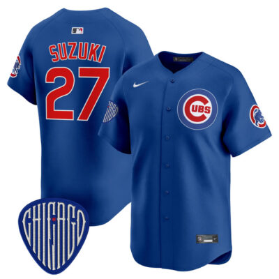 Chicago Cubs 2025 Vapor Premier Limited Jersey - Royal Seiya Suzuki