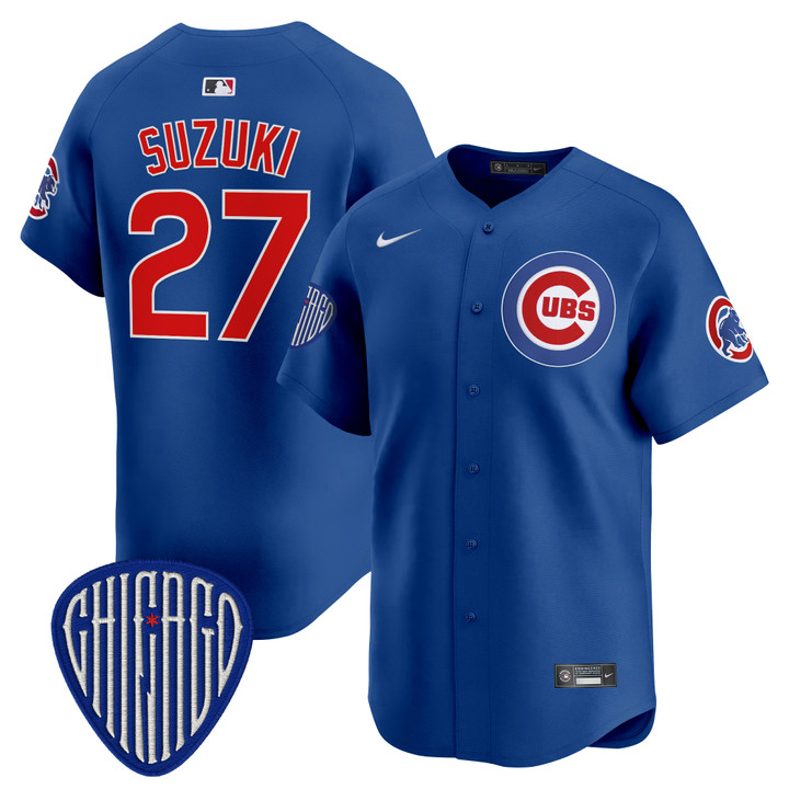 Chicago Cubs 2025 Vapor Premier Limited Jersey - Royal Seiya Suzuki