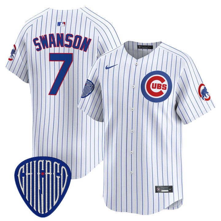 Chicago Cubs 2025 Vapor Premier Limited Jersey - White Dansby Swanson