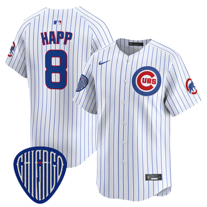 Chicago Cubs 2025 Vapor Premier Limited Jersey - White Ian Happ