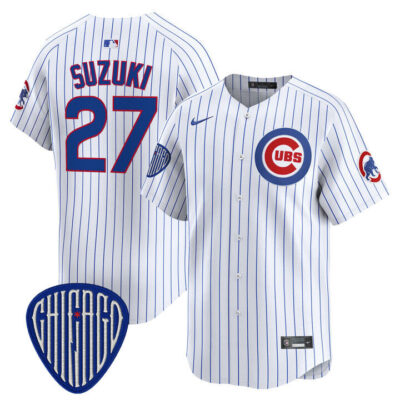 Chicago Cubs 2025 Vapor Premier Limited Jersey - White Seiya Suzuki