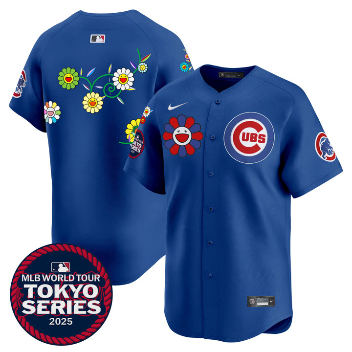 Chicago Cubs Tokyo Series 2025 Vapor Premier Limited Jersey - Stitched Royal Team