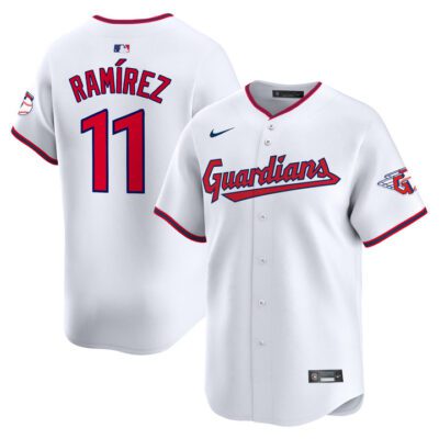 Cleveland Guardians 2025 Vapor Premier Limited Jersey - White Jose Ramirez