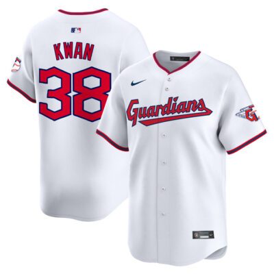 Cleveland Guardians 2025 Vapor Premier Limited Jersey - White Steven Kwan