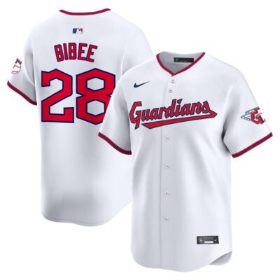 Cleveland Guardians 2025 Vapor Premier Limited Jersey - White Tanner Bibee