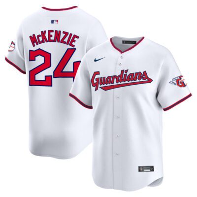 Cleveland Guardians 2025 Vapor Premier Limited Jersey - White Triston McKenzie