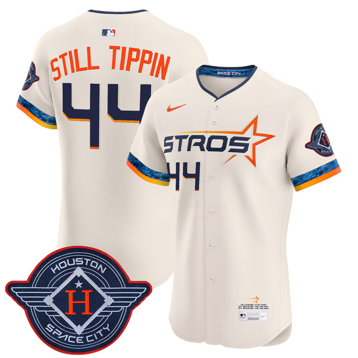 Houston Astros 2025 City Connect Vapor Premier Elite Jersey - Cream Still Tippin