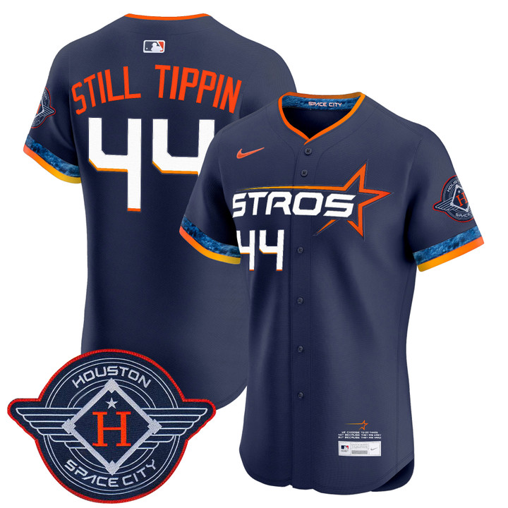 Houston Astros 2025 City Connect Vapor Premier Elite Jersey - Navy Still Tippin