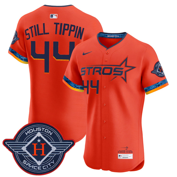 Houston Astros 2025 City Connect Vapor Premier Elite Jersey - Orange Still Tippin