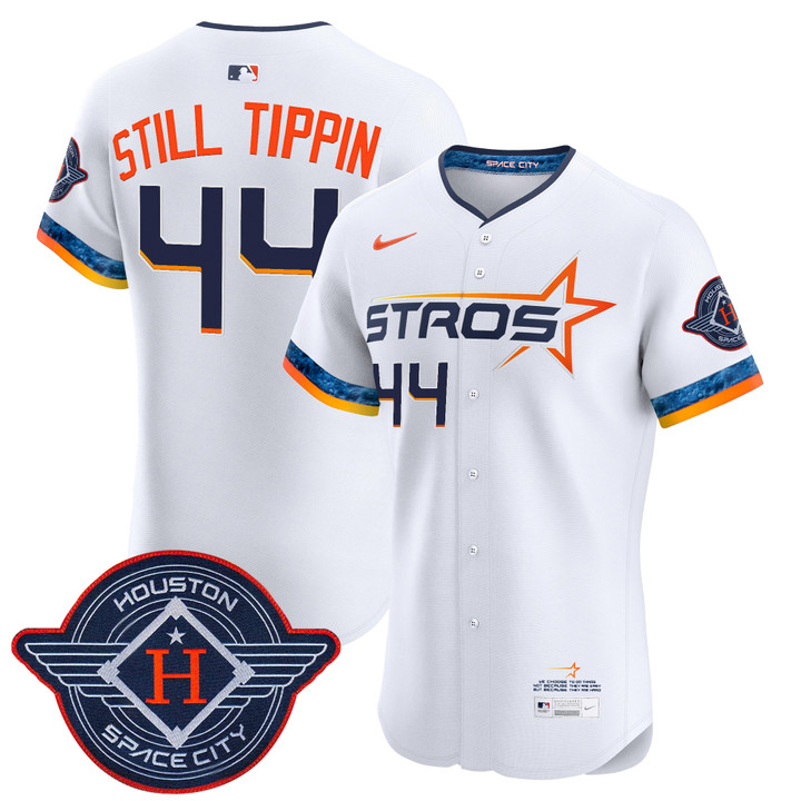 Houston Astros 2025 City Connect Vapor Premier Elite Jersey - White Still Tippin