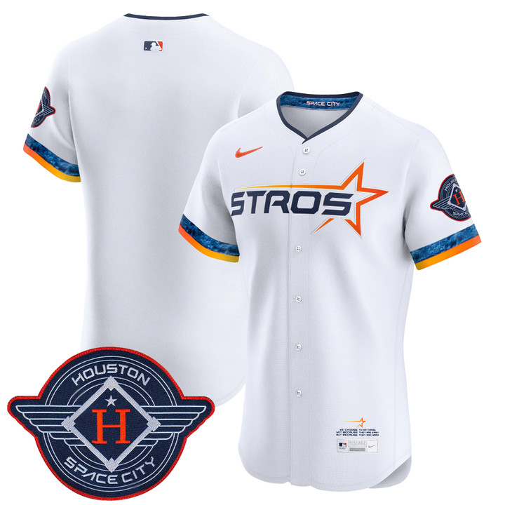Houston Astros 2025 City Connect Vapor Premier Elite Jersey - White Team