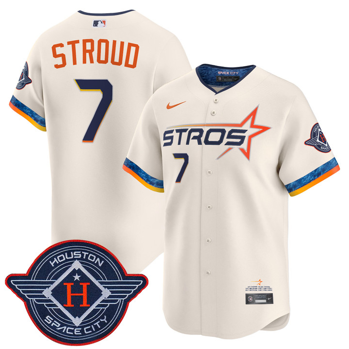 Houston Astros 2025 City Connect Vapor Premier Limited Jersey - Cream CJ Stroud