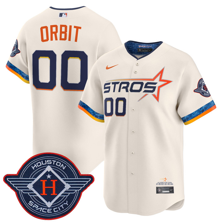 Houston Astros 2025 City Connect Vapor Premier Limited Jersey - Cream Orbit