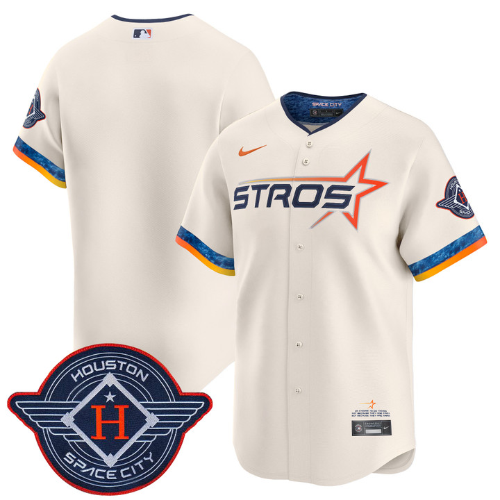 Houston Astros 2025 City Connect Vapor Premier Limited Jersey - Cream Team