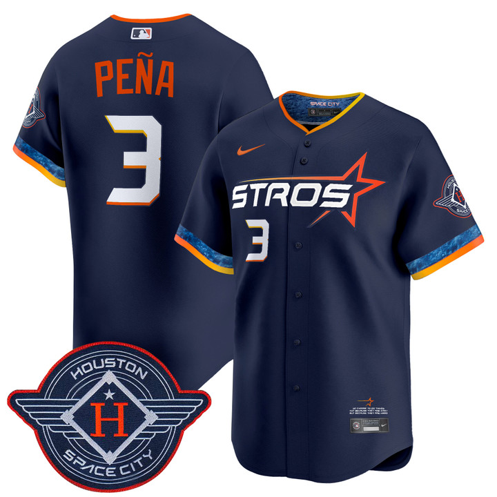 Houston Astros 2025 City Connect Vapor Premier Limited Jersey - Navy Jeremy Pena