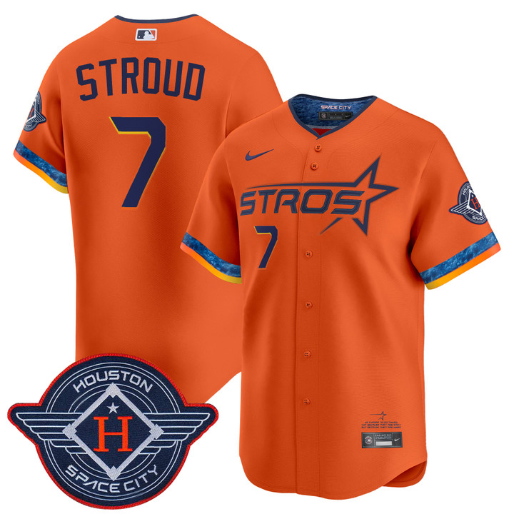 Houston Astros 2025 City Connect Vapor Premier Limited Jersey - Orange CJ Stroud