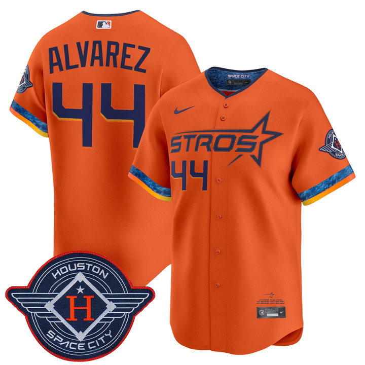 Houston Astros 2025 City Connect Vapor Premier Limited Jersey - Orange Yordan Alvarez