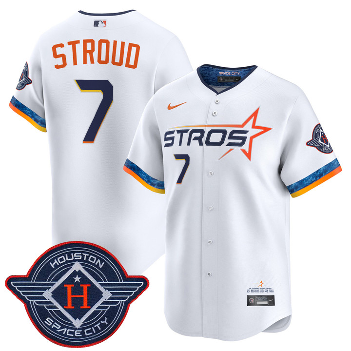 Houston Astros 2025 City Connect Vapor Premier Limited Jersey - White CJ Stroud