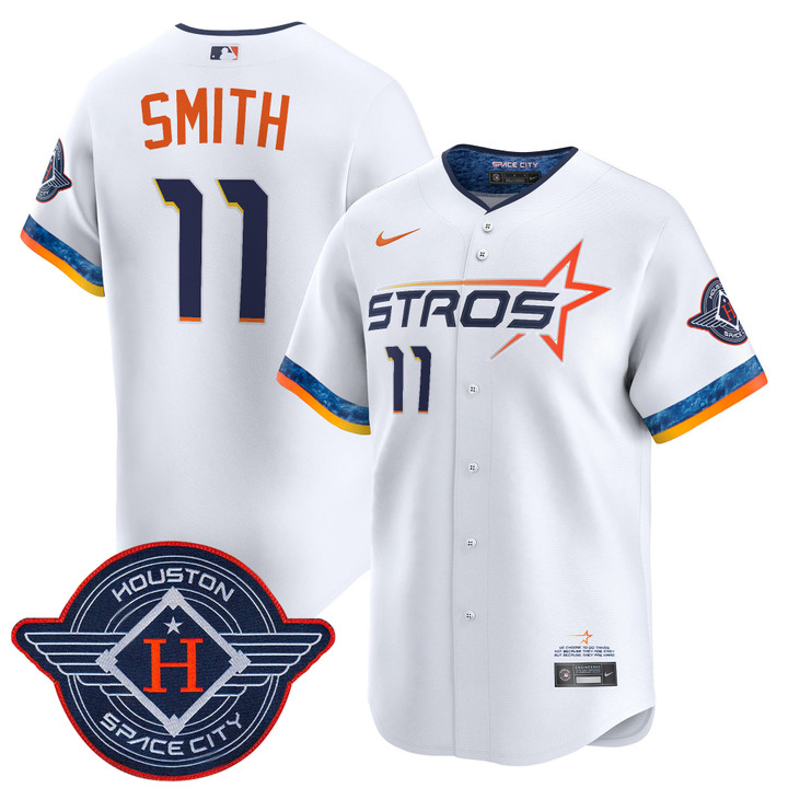 Houston Astros 2025 City Connect Vapor Premier Limited Jersey - White Cam Smith