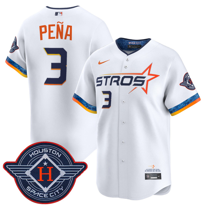 Houston Astros 2025 City Connect Vapor Premier Limited Jersey - White Jeremy Pena
