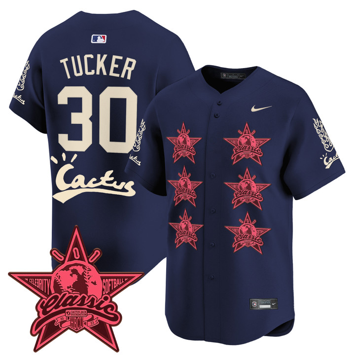 Houston Astros Cactus Jack 2025 Vapor Premier Limited Jersey V2 - Navy Kyle Tucker