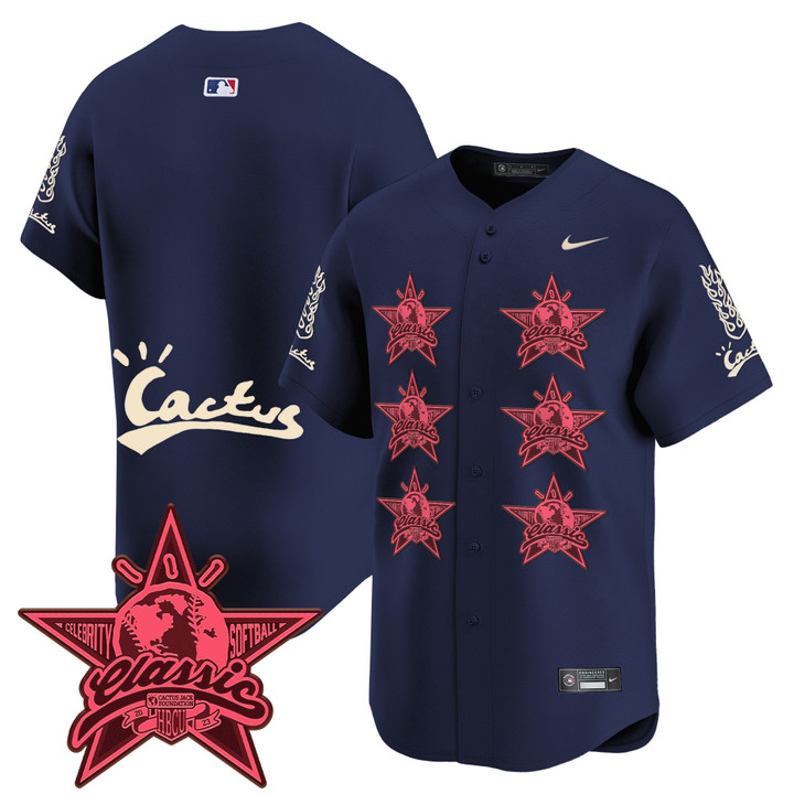 Houston Astros Cactus Jack 2025 Vapor Premier Limited Jersey V2 - Navy Team