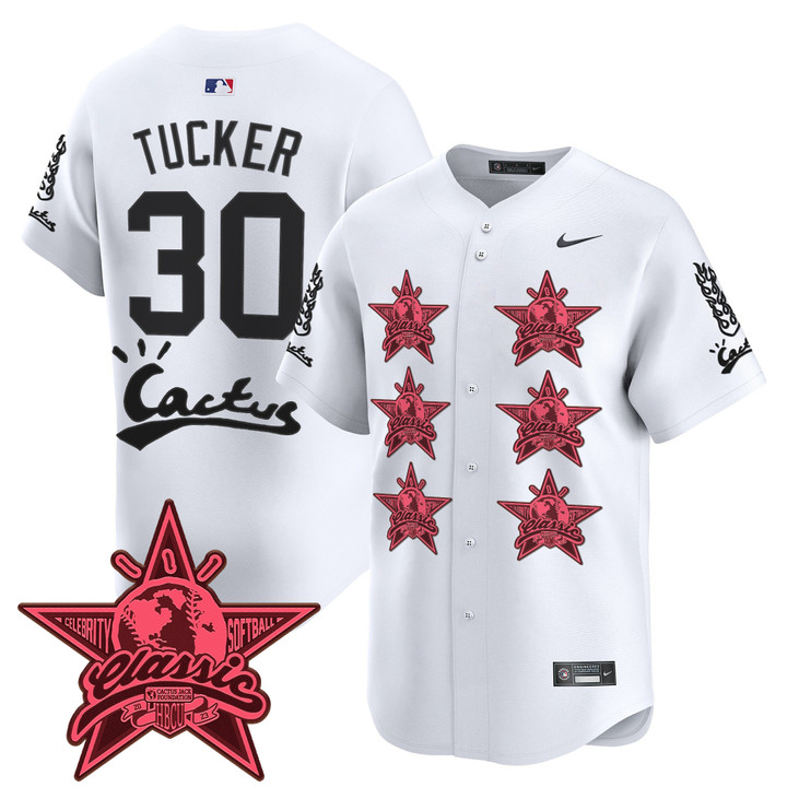 Houston Astros Cactus Jack 2025 Vapor Premier Limited Jersey V2 - White Kyle Tucker
