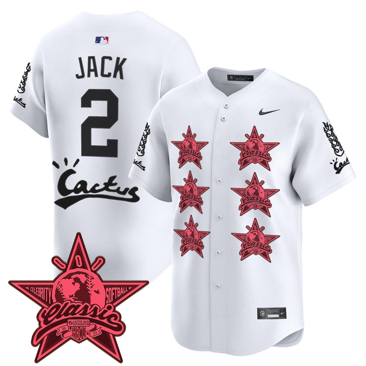 Houston Astros Cactus Jack 2025 Vapor Premier Limited Jersey V2 - White Travis Scott