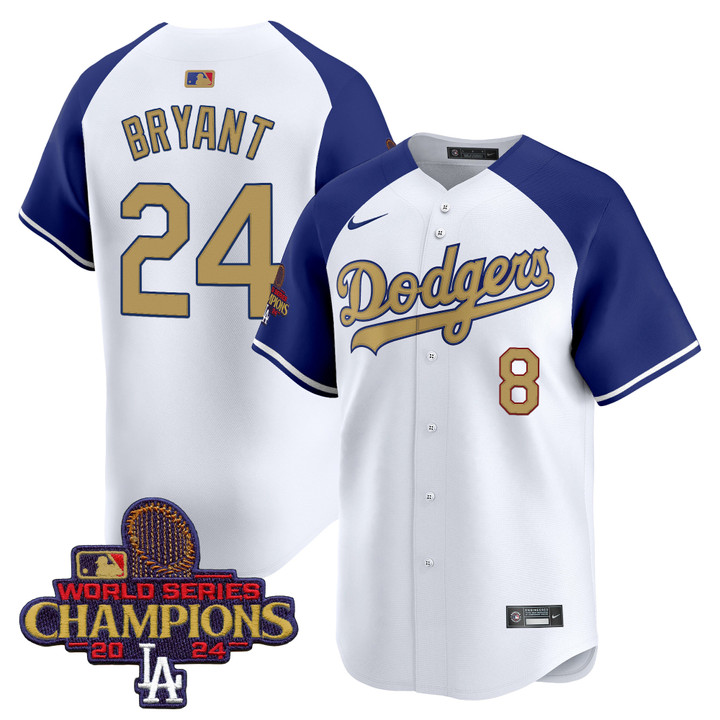 LA Dodgers 2025 Gold Vapor Premier Limited Jersey - Alternate Kobe Bryant