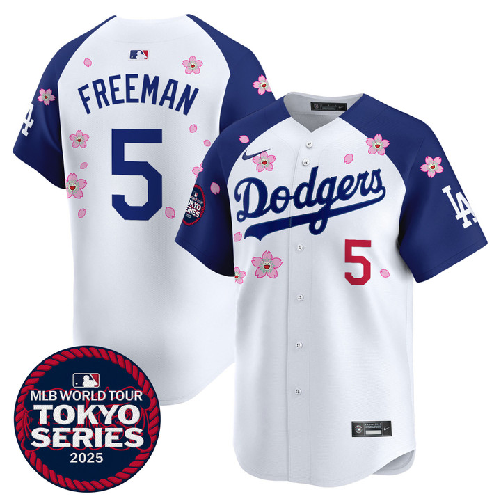 LA Dodgers Tokyo Series 2025 Vapor Premier Limited Jersey - Stitched Alternate Freddie Freeman