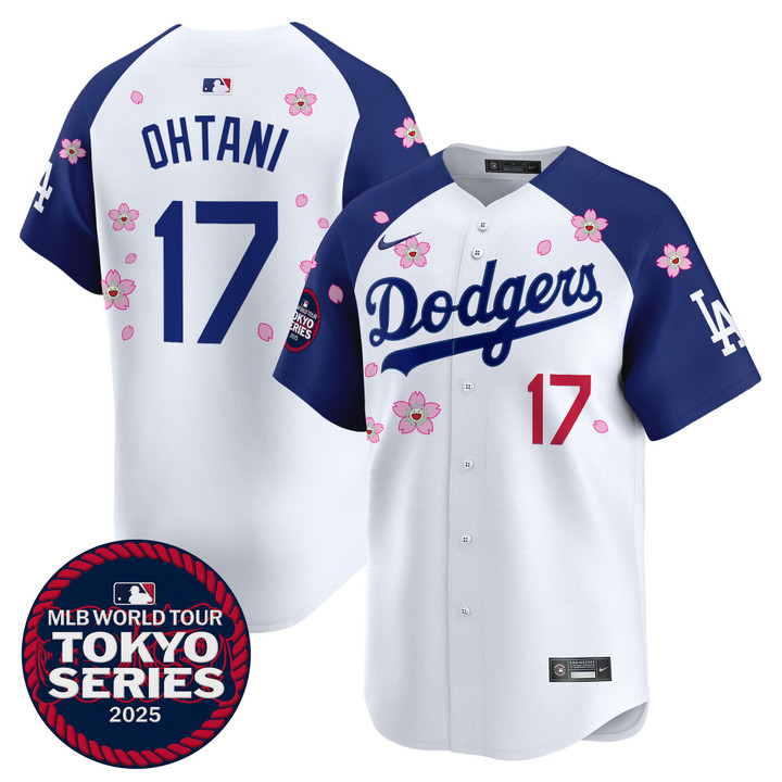 LA Dodgers Tokyo Series 2025 Vapor Premier Limited Jersey - Stitched Alternate Shohei Ohtani