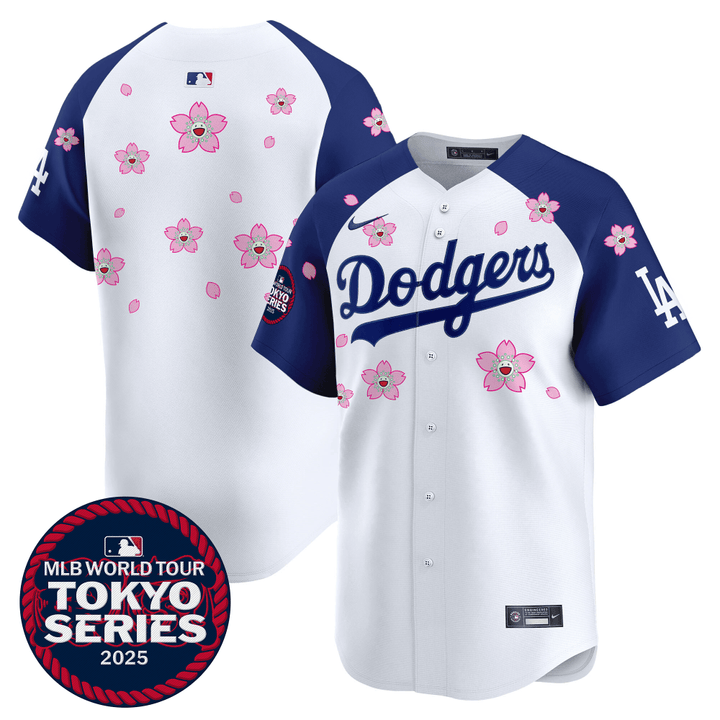 LA Dodgers Tokyo Series 2025 Vapor Premier Limited Jersey - Stitched Alternate Team