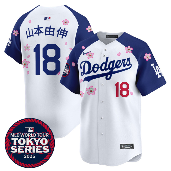 LA Dodgers Tokyo Series 2025 Vapor Premier Limited Jersey V2 - Stitched Alternate Yamamoto