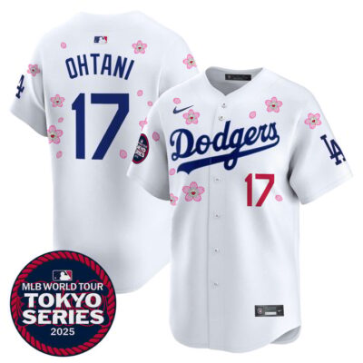 LA Dodgers Tokyo Series 2025 Vapor Premier Limited Jersey V2 - Stitched White Shohei Ohtani