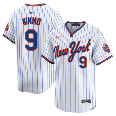 New York Mets 2025 Road Alternate Jersey - Pinstripe Brandon Nimmo