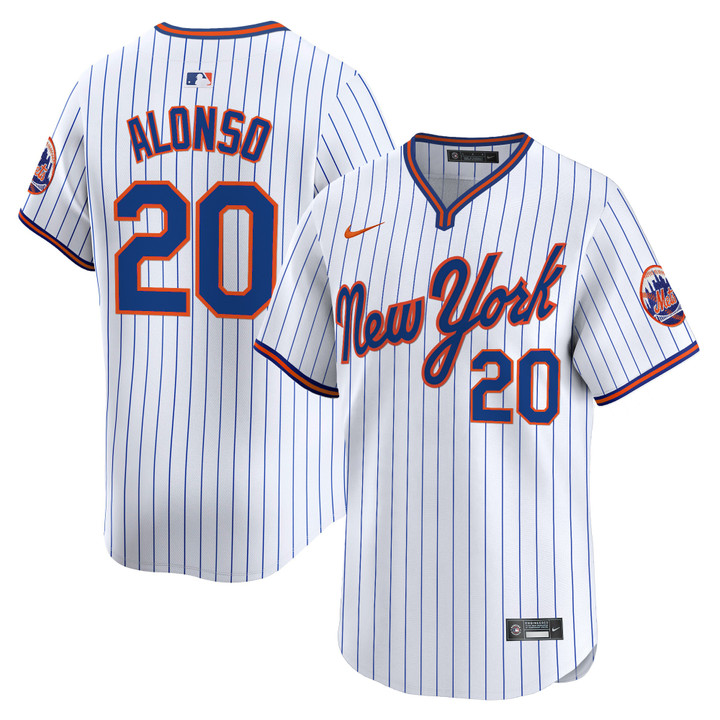 New York Mets 2025 Road Alternate Jersey - Pinstripe Pete Alonso