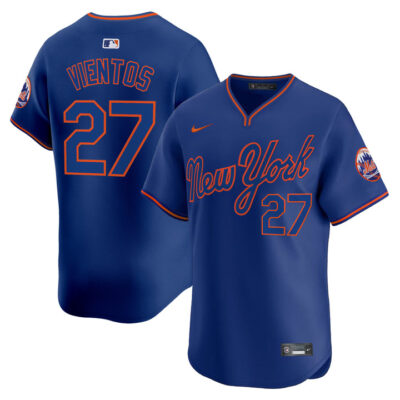 New York Mets 2025 Road Alternate Jersey - Royal Mark Vientos