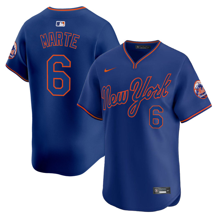 New York Mets 2025 Road Alternate Jersey - Royal Starling Marte