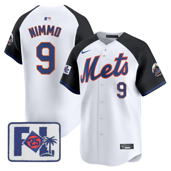 New York Mets 2025 Spring Training Patch Vapor Premier Limited Jersey - Alternate Brandon Nimmo