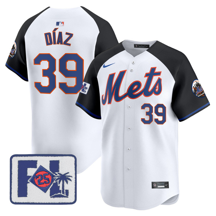 New York Mets 2025 Spring Training Patch Vapor Premier Limited Jersey - Alternate Edwin Diaz