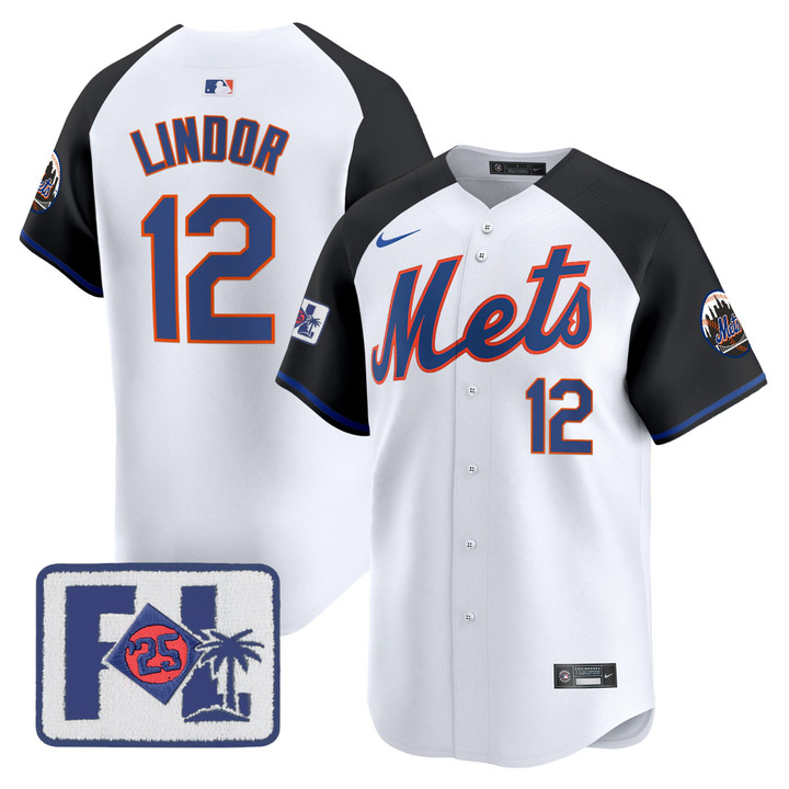 New York Mets 2025 Spring Training Patch Vapor Premier Limited Jersey - Alternate Francisco Lindor