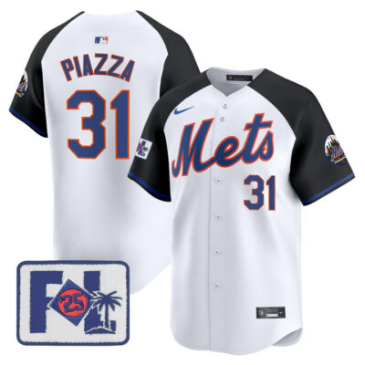 New York Mets 2025 Spring Training Patch Vapor Premier Limited Jersey - Alternate Mike Piazza