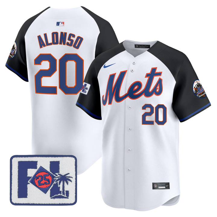 New York Mets 2025 Spring Training Patch Vapor Premier Limited Jersey - Alternate Pete Alonso
