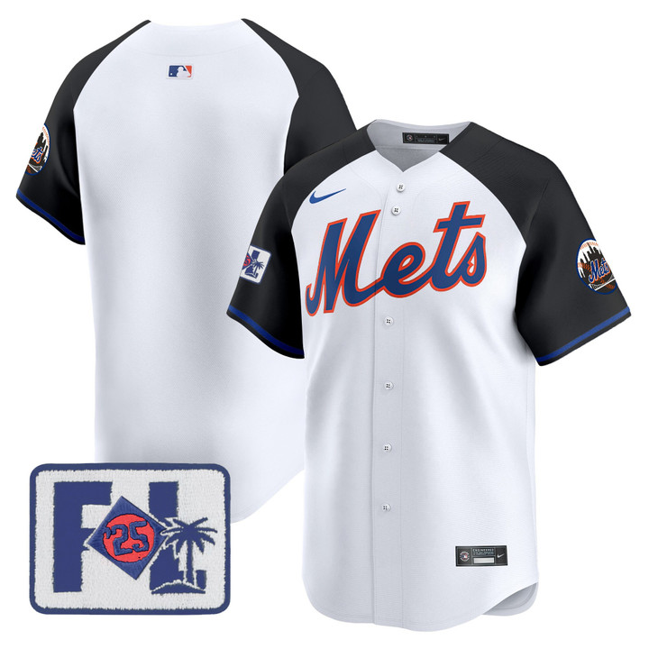 New York Mets 2025 Spring Training Patch Vapor Premier Limited Jersey - Alternate Team
