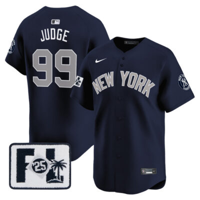 New York Yankees 2025 Spring Training Patch Vapor Premier Limited Jersey - Alternate Aaron Judge