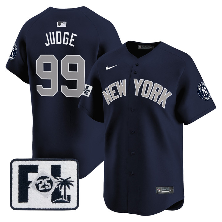 New York Yankees 2025 Spring Training Patch Vapor Premier Limited Jersey - Alternate Aaron Judge