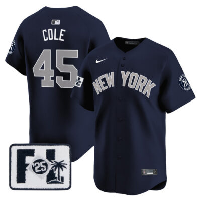 New York Yankees 2025 Spring Training Patch Vapor Premier Limited Jersey - Alternate Gerrit Cole
