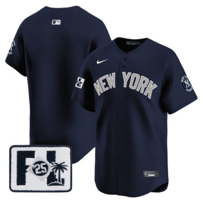 New York Yankees 2025 Spring Training Patch Vapor Premier Limited Jersey - Alternate Team