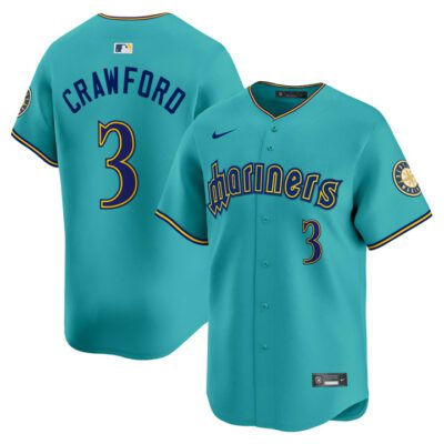 Seattle Mariners 2025 Vapor Premier Limited Jersey - Aqua J.P. Crawford