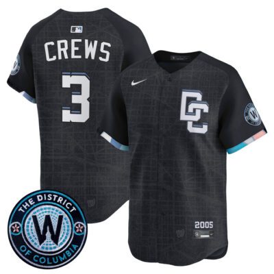 Washington Nationals 2025 City Connect Vapor Premier Limited Jersey - Stitched Navy Dylan Crews